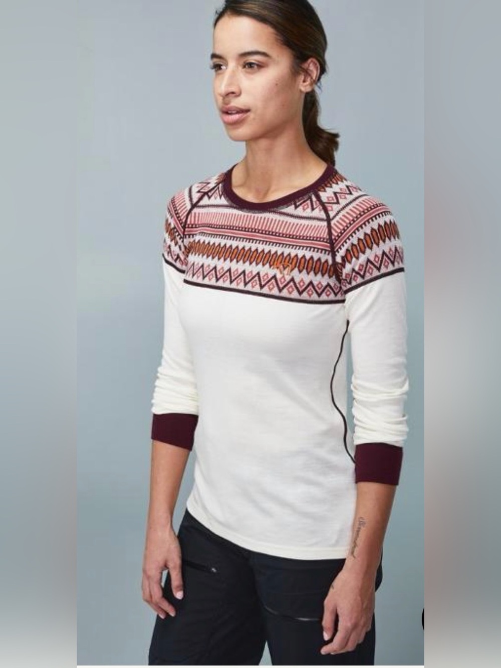 Kari Traa Lokke Wool Long Sleeve Top Large